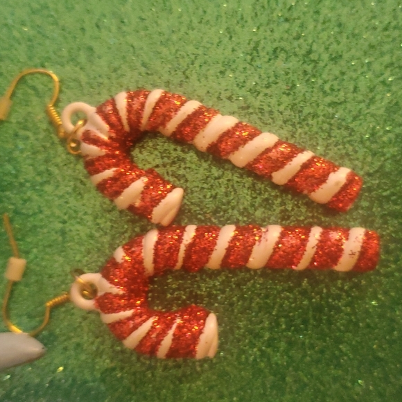 Vintage Jewelry Vintage Candy Cane Earrings Poshmark